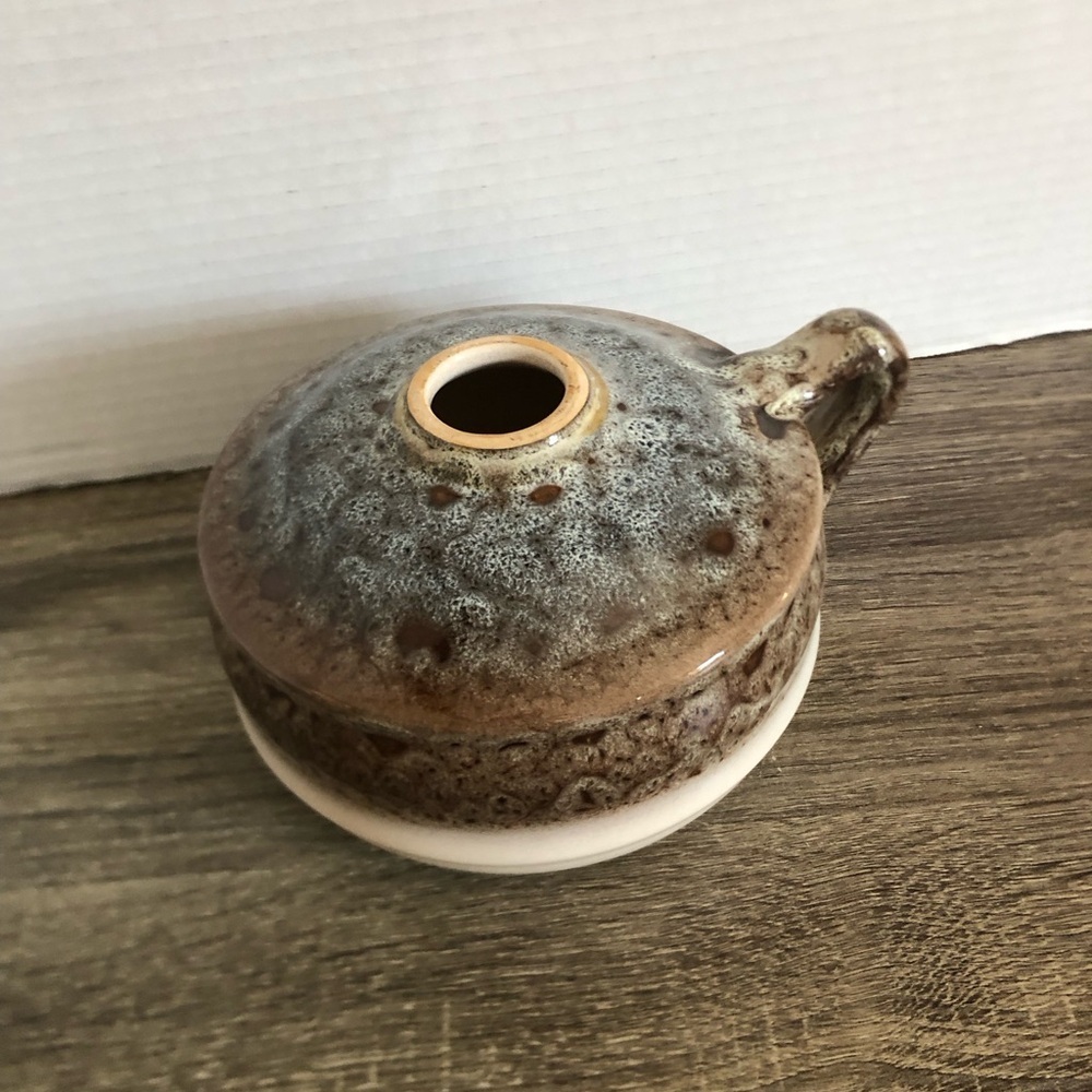 Vtg Beauceware Pottery Oil Lamp Base - Picture 2 of 12